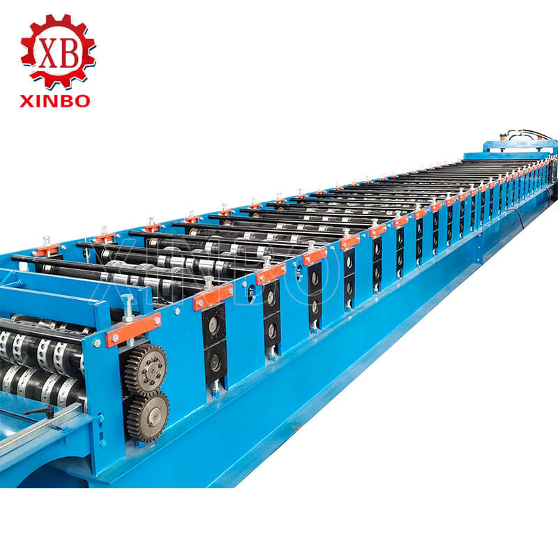 Color steel profile floor deck machine