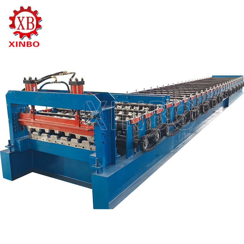 Color steel profile floor deck machine