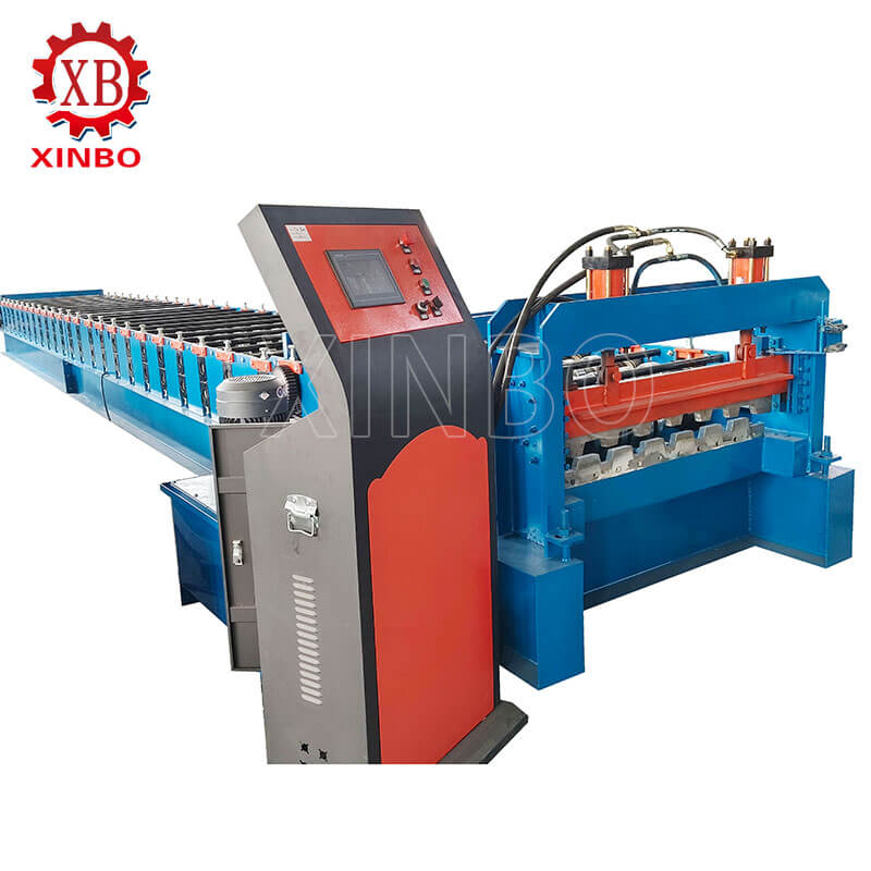 Color steel profile floor deck machine