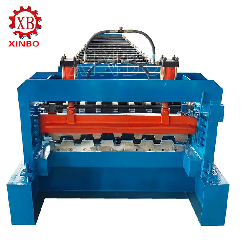 Color steel profile floor deck machine